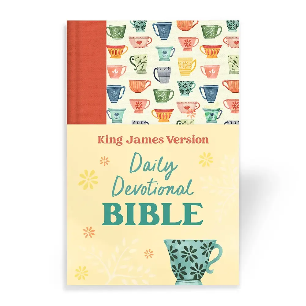 KJV Daily Devotional Bible Tea Time cover