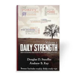 Daily Strength Volume 1 Devotional Bible Study by Douglas Stauffer Andrew Ray book cover