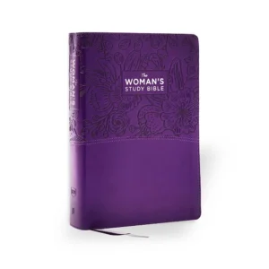 The Woman’s Study Bible KJV with Purple Leather Cover