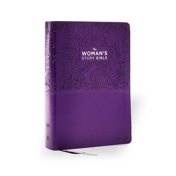 The Woman’s Study Bible KJV with Purple Leather Cover